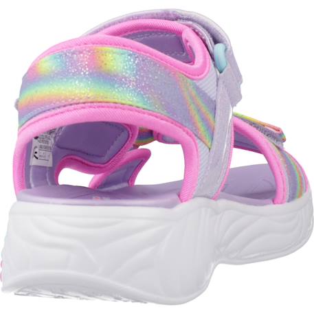 Sandales enfant fille en textile confortable Bleu et violet+Bleu lvmt+Rose pkmt 9 - vertbaudet enfant 