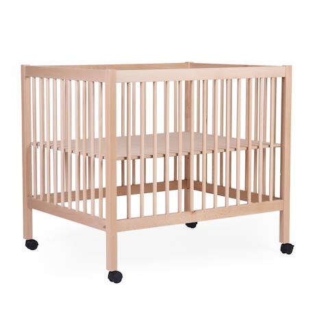 Parc pour bébé en bois + roues 95x75 cm parc 99 Blanc ancien+Marron et noir+Naturel+Noir 13 - vertbaudet enfant 