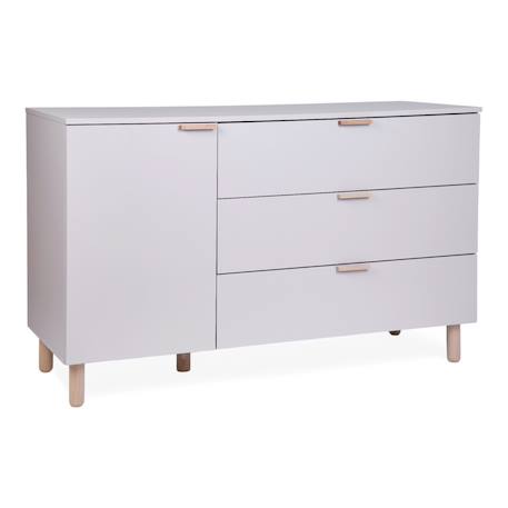 Commode à langer 3 tiroirs Terre argile 3 - vertbaudet enfant 