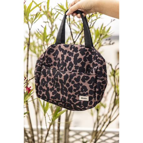 Sac repas isotherme pratique, capacité 5 l Léopard+Rose poudrée+Vert bleu 2 - vertbaudet enfant 