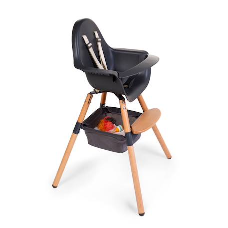 Accessoire panier pour chaise haute Anthracite+Noir 3 - vertbaudet enfant 