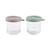 Lot de 2 portions repas en verre 250 ml Vert sauge/gazelle 1 - vertbaudet enfant 