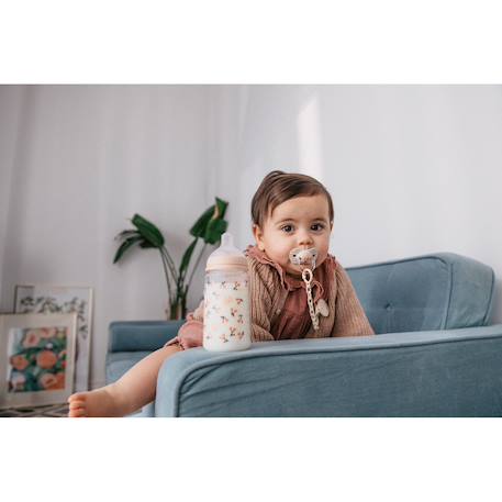 Biberon avec tétine sx pro 150 ml débit s Beige neutre+Bleu liberty+Liberty rose+Oisillons beige+Oisillons rose+Oisillons vert 16 - vertbaudet enfant 