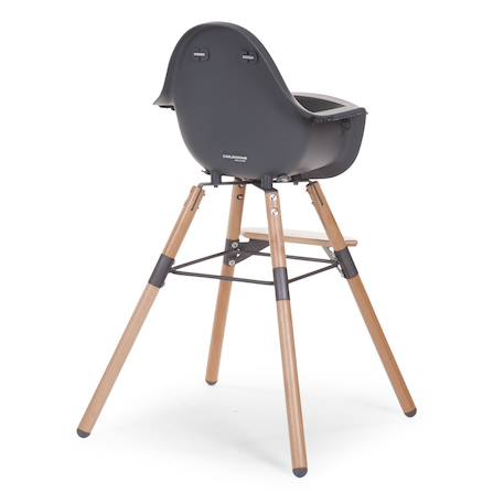 Chaise haute évolutive réglable en hauteur Anthracite+Menthe 6 - vertbaudet enfant 