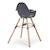 Chaise haute évolutive réglable en hauteur Anthracite+Menthe 6 - vertbaudet enfant 
