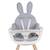 Coussin réducteur universel chaise haute lapin Gris 1 - vertbaudet enfant 