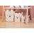 Panier de rangement 30x30x30 cm teddy Blanc cassé+Neutre 2 - vertbaudet enfant 