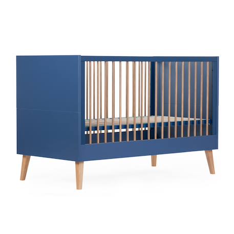 Lit bébé évolutif sommier à lattes à hauteur réglable 70x140cm Naturel+Noir+Terre argile 9 - vertbaudet enfant 