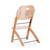Chaise haute évolutive + tablette evosit Blanc+Gris pierre+Menthe+Neutre+Rouille 20 - vertbaudet enfant 