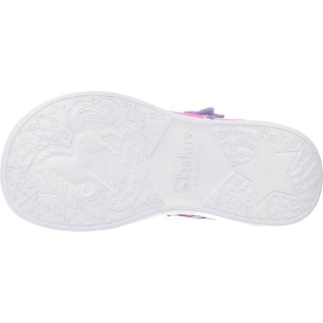 Sandales enfant fille en textile confortable Bleu et violet+Bleu lvmt+Rose pkmt 12 - vertbaudet enfant 