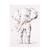 Décoration murale peinture éléphant 30x40cm Blanc éléphant 1 - vertbaudet enfant 
