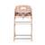 Chaise haute évolutive + tablette evosit Blanc+Gris pierre+Menthe+Neutre+Rouille 21 - vertbaudet enfant 