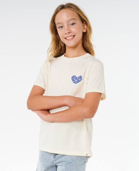 T-shirt network heart fille Lily 6 - vertbaudet enfant 