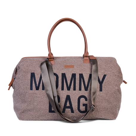Sac à langer mommy bag Gris toile+Kaki+Marron doux+Textile raphia 18 - vertbaudet enfant 