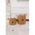 Panier de rangement 25x20x20 cm teddy Blanc cassé+Neutre 10 - vertbaudet enfant 