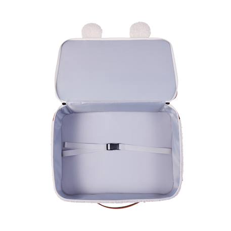 Sac de voyage valise pour enfant mini traveller Teddy blanc cassé+Teddy marron 6 - vertbaudet enfant 