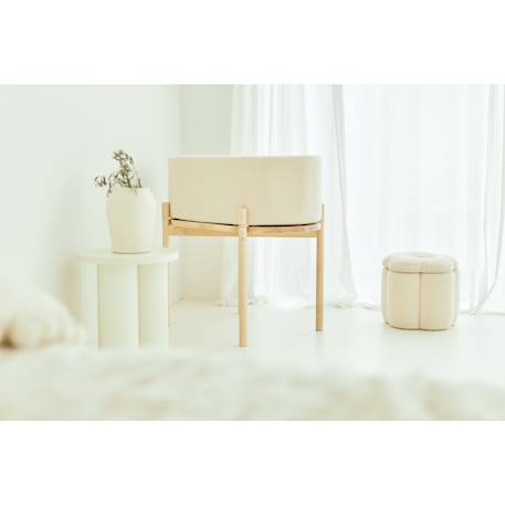 Pouf + coffre à jouets fleur Fleurs 2 - vertbaudet enfant 