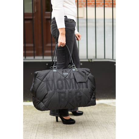 Sac à langer mommy bag Noir matelassé 2 - vertbaudet enfant 