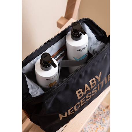Trousse de toilette bébé Léopard+Noir or+Teddy blanc cassé+Teddy marron 12 - vertbaudet enfant 