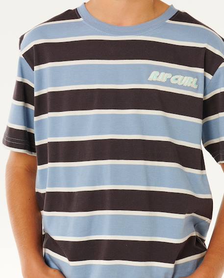 T-shirt eternal shred rayé garçon Faded denim 5 - vertbaudet enfant 