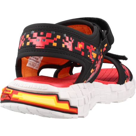 Sandales enfant garçon Bleu bblm+Noir bkrd 9 - vertbaudet enfant 