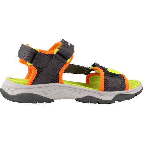 Sandales enfant garçon en textile Bleu nvbl+Gris ccor 7 - vertbaudet enfant 