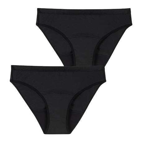 Lot de 2 culottes menstruelles femme Noir 4 - vertbaudet enfant 