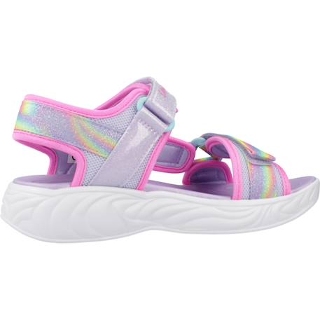 Sandales enfant fille en textile confortable Bleu et violet+Bleu lvmt+Rose pkmt 7 - vertbaudet enfant 