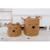 Panier de rangement 25x20x20 cm teddy Blanc cassé+Neutre 8 - vertbaudet enfant 