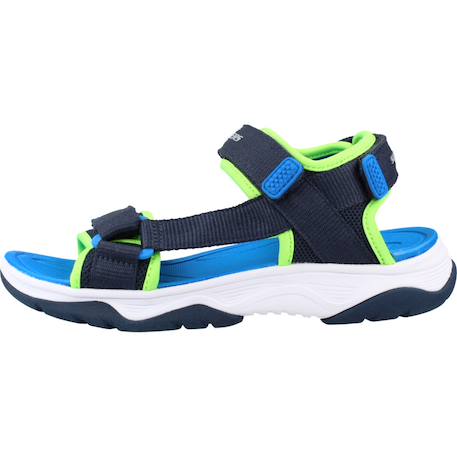 Sandales enfant garçon en textile Bleu nvbl+Gris ccor 2 - vertbaudet enfant 