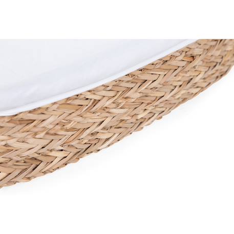Panier à langer jonc de mer Naturel/blanc 4 - vertbaudet enfant 