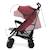 Poussette SIESTA 2 pliage canne jusqu’à 22 kg, légère 7,9 kg, repose-pieds réglable, capote ventilée Gris+Noir+Rouge 16 - vertbaudet enfant 