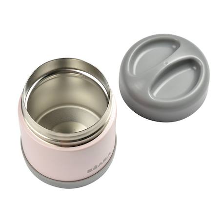 Portion inox isotherme 300 ml Brume claire+Gris minéral/vert+Rose clair 16 - vertbaudet enfant 