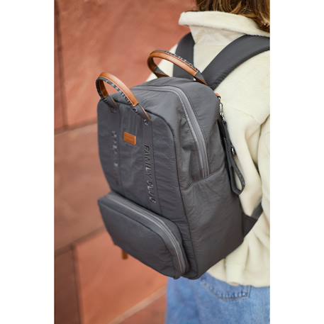 Sac à dos à langer family club Bordeaux+Gris foncé+Marine 8 - vertbaudet enfant 
