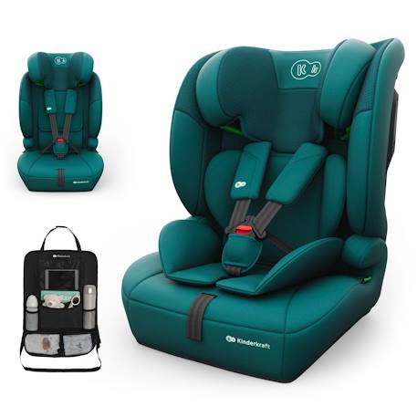 Siège auto Kinderkraft COMFORT UP 2 PLUS i-Size 76-150 cm harnais 5 points + organisateur voiture Beige+Gris+Noir+Vert 19 - vertbaudet enfant 