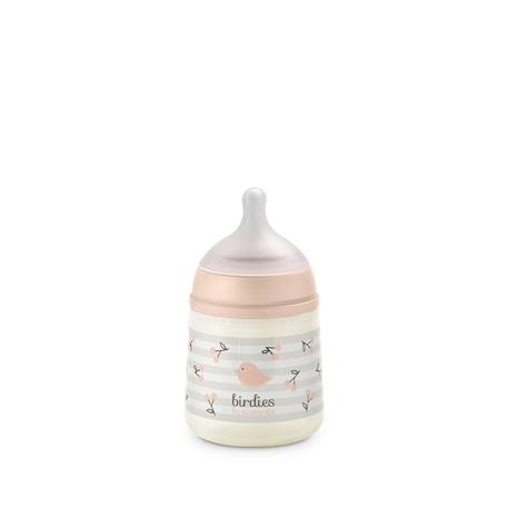 Biberon avec tétine sx pro 150 ml débit s Beige neutre+Bleu liberty+Liberty rose+Oisillons beige+Oisillons rose+Oisillons vert 17 - vertbaudet enfant 