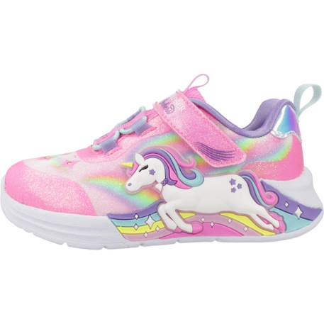 Basket unicorn chaser Rose multicolore+Rose pkmt+Violet 8 - vertbaudet enfant 