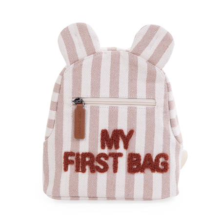 Sac à dos enfant my first bag Beige matelassé+Blanc noir+Noir or+Rose blanc 19 - vertbaudet enfant 