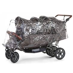 Puériculture-Accessoire poussette housse de pluie sixseater