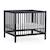 Parc pour bébé en bois + roues 95x75 cm parc 99 Blanc ancien+Noir 9 - vertbaudet enfant 