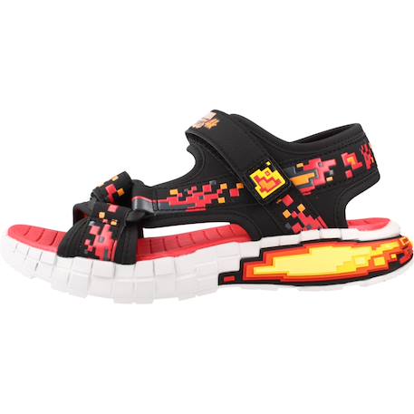 Sandales enfant garçon Bleu bblm+Noir bkrd 8 - vertbaudet enfant 