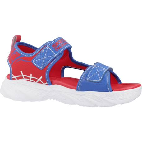 Sandales enfant garçon légère souple Bleu blrd+Bleu et rouge 5 - vertbaudet enfant 