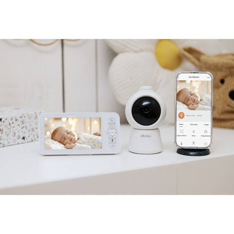 Ecoute bébé vidéo zen smart ai Blanc 2 - vertbaudet enfant 