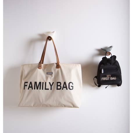 Sac à dos enfant my first bag Beige matelassé+Blanc noir+Noir or+Rose blanc 15 - vertbaudet enfant 