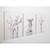 Décoration murale peinture éléphant 30x40cm Blanc éléphant 2 - vertbaudet enfant 