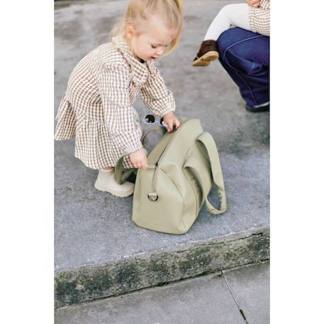 Sac à langer mommy club Marron foncé+Vert 8 - vertbaudet enfant 
