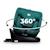 Siège auto Kinderkraft I-GROW I-Size 40-150 cm rotation 360° isofix + organisateur voiture Gris+Noir+Vert 15 - vertbaudet enfant 