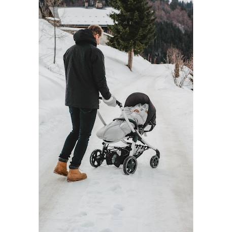 Chancelière universelle pour bébé 6-24 mois Gris chiné+Terracotta 6 - vertbaudet enfant 