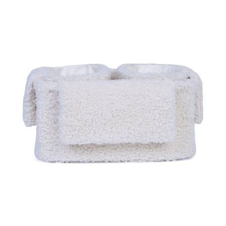 Lot de 3 paniers de rangement suspendus Teddy blanc cassé 6 - vertbaudet enfant 