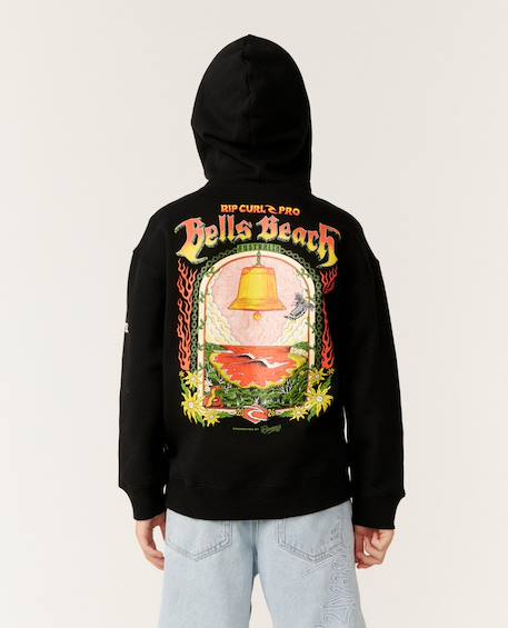 Sweat à capuche rip curl pro bells 26 pour enfant Black+Bone 2 - vertbaudet enfant 